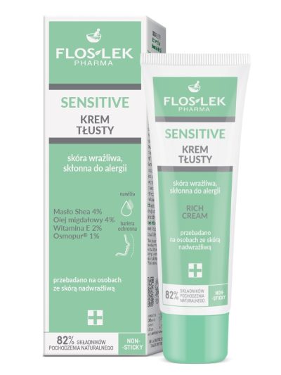 Floslek Sensitive krem tłusty do skóry wrażliwej 50ml