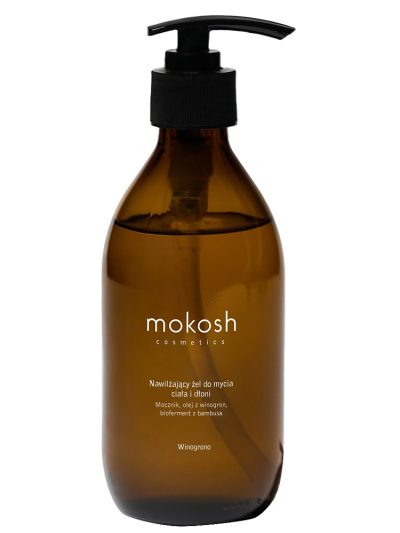 Mokosh Nawilżający żel do mycia ciała i dłoni Winogrono 300ml