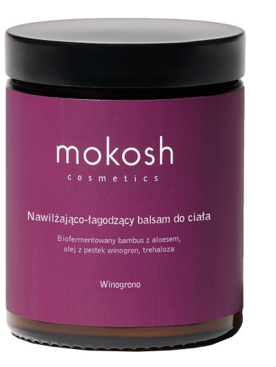 Mokosh Nawilżająco-łagodzący balsam do ciała Winogrono 180ml