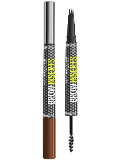 Maybelline Brow Insert pisak do brwi z żelem utrwalającym 04 Medium Brown