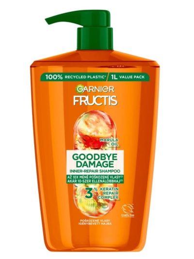 Garnier Fructis Goodbye Damage szampon odbudowujący do włosów bardzo zniszczonych 1000ml