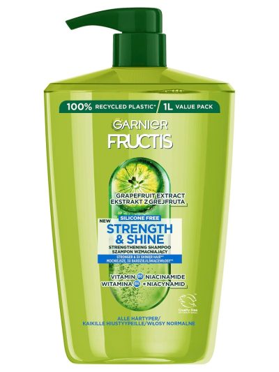 Garnier Fructis Strength & Shine szampon wzmacniający do włosów normalnych 1000ml