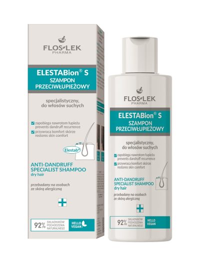 Floslek ELESTABion S szampon przeciwłupieżowy specjalistyczny do włosów suchych 150ml