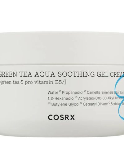 COSRX Hydrium Green Tea Aqua Soothing Gel Cream łagodzący żel-krem do twarzy 50ml