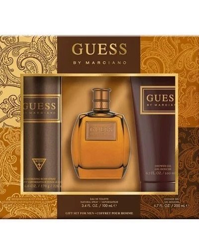 Guess by Marciano zestaw woda toaletowa spray 100ml + żel pod prysznic 200ml + dezodorant spray 226ml