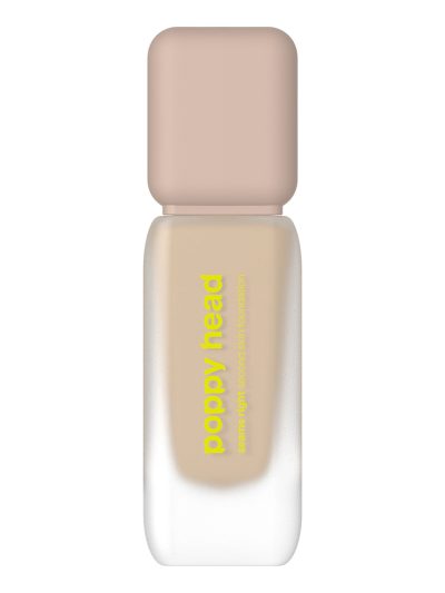 Poppy Head Seams Right długotrwały kryjący podkład do twarzy o satynowym wykończeniu 04 Seams Sand 38g