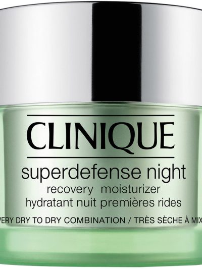 Clinique Superdefense™ Night Recovery Moisturizer regenerujący krem ​​na noc do cery suchej i mieszanej 50ml