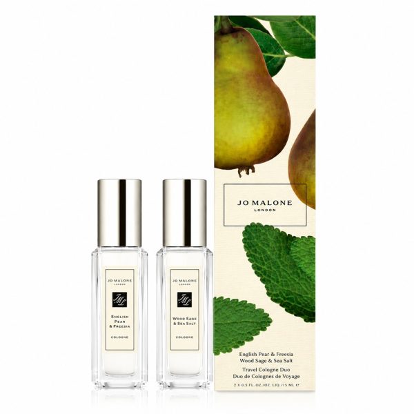 Jo Malone Travel Cologne Duo zestaw English Pear & Freesia woda kolońska 9ml + Wood Sage & Sea Salt woda kolońska 9ml