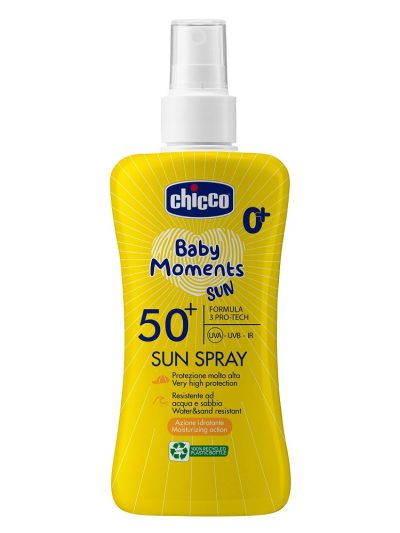 Chicco Baby Moments Sun spray do opalania SPF50+ 150ml