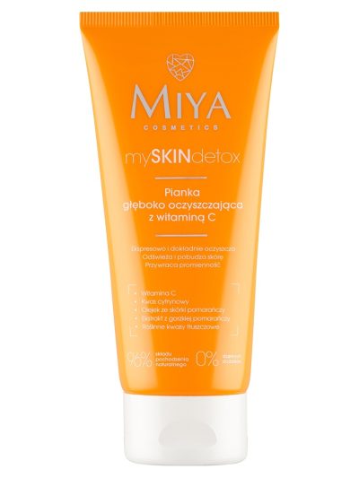 Miya Cosmetics MySkinDetox pianka głęboko oczyszczająca z witaminą C 100ml