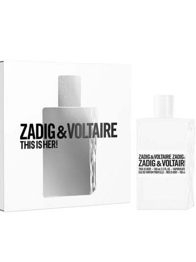 Zadig&Voltaire This Is Her! zestaw woda perfumowana spray 100ml + woda perfumowana spray 10ml