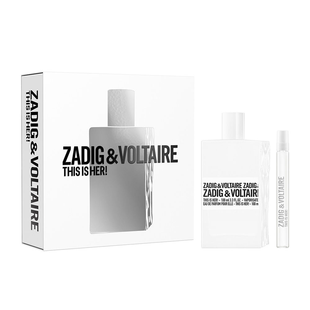 zadig & voltaire this is her! woda perfumowana 100 ml   zestaw  