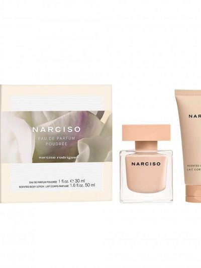Narciso Rodriguez Narciso Poudree zestaw woda perfumowana spray 30ml + balsam do ciała 50ml