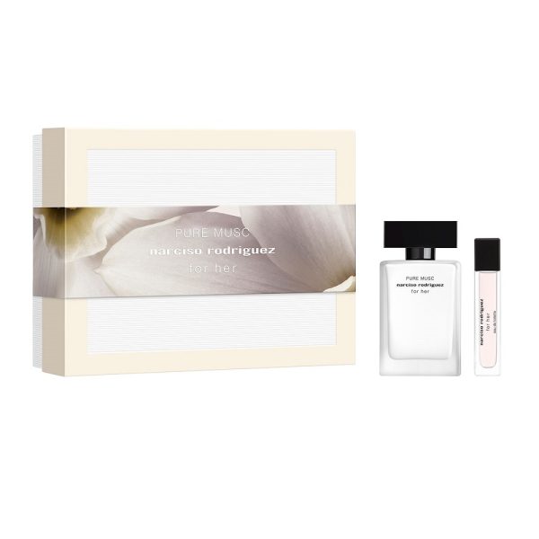 Narciso Rodriguez Pure Musc For Her zestaw woda perfumowana spray 50ml + woda toaletowa spray 10ml