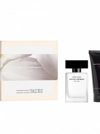 Narciso Rodriguez Pure Musc For Her zestaw woda perfumowana spray 30ml + balsam do ciała 50ml