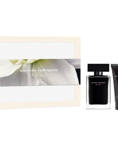 Narciso Rodriguez For Her zestaw woda toaletowa spray 50ml + krem do rąk 50ml