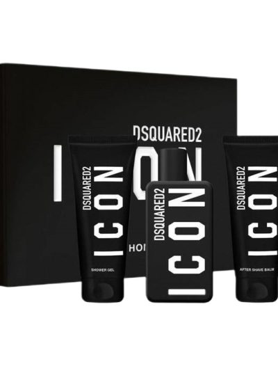 Dsquared2 Icon Pour Homme zestaw woda perfumowana spray 100ml + żel pod prysznic 100ml + balsam po goleniu 100ml