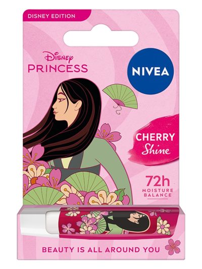 Nivea Disney Edition pielęgnująca pomadka do ust Cherry Shine 4.8g