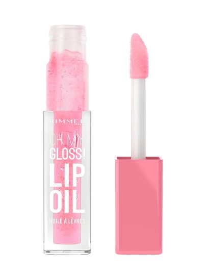 Rimmel Oh My Gloss odżywczy olejek do ust z witaminami 001 Pink Flush 4.5ml