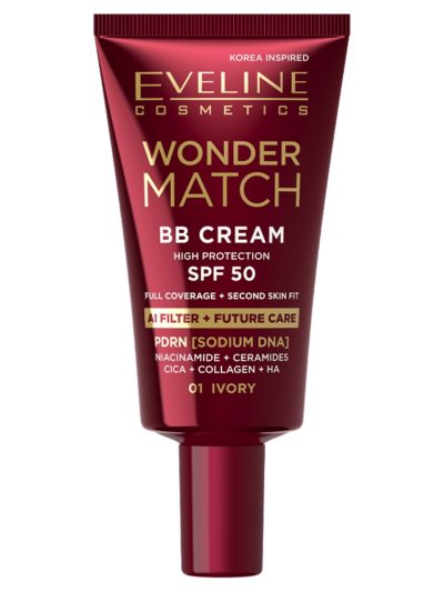 Eveline Cosmetics Wonder Match krem BB z SPF50 01 Ivory 30ml