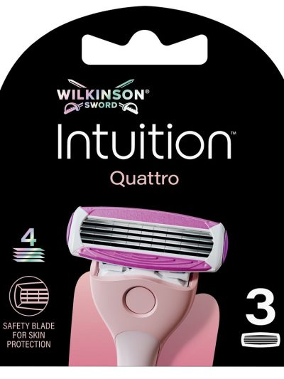 Wilkinson Intuition Quattro wkład z 4 ostrzami 3szt