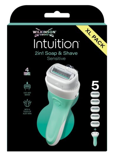 Wilkinson Intuition Sensitive maszynka z 4 ostrzami i 5 wkładów