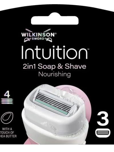 Wilkinson Intuition Nourishing wkłady z 4 ostrzami 3szt