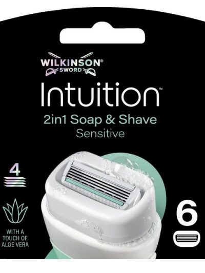 Wilkinson Intuition Sensitive wkłady z 4 ostrzami 6szt