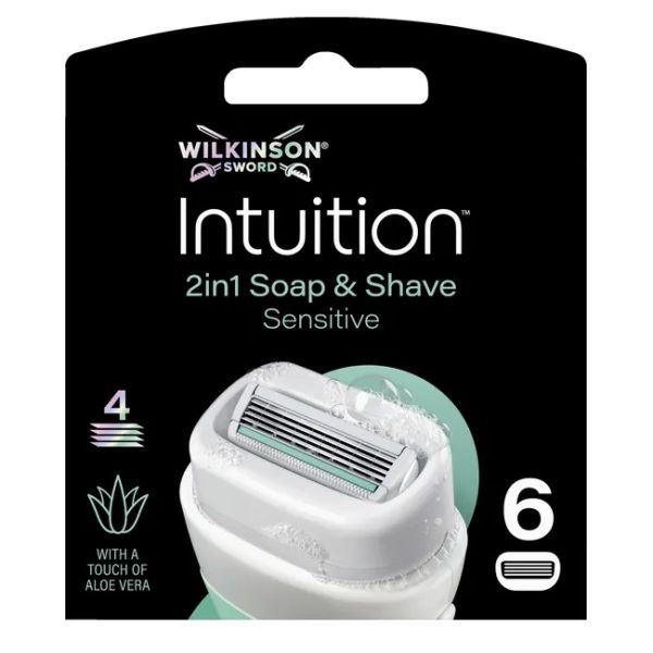 Wilkinson Intuition Sensitive wkłady z 4 ostrzami 6szt