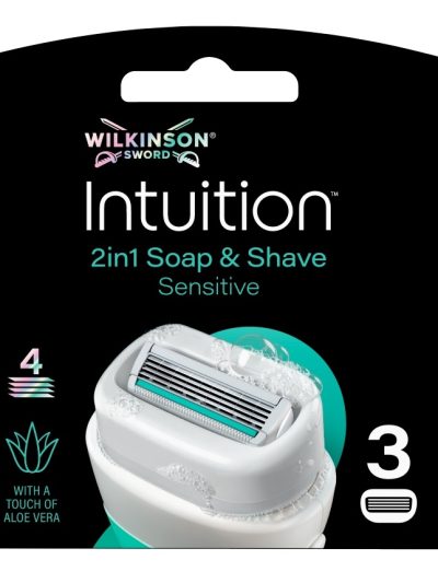 Wilkinson Intuition Sensitive wkłady z 4 ostrzami 3szt