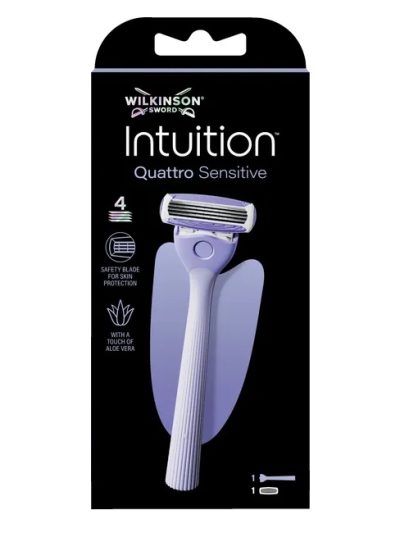 Wilkinson Intuition Quattro Sensitive maszynka do golenia z 4 ostrzami