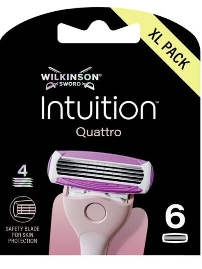 Wilkinson Intuition Quattro wkład z 4 ostrzami 6szt