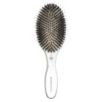 Olivia Garden Expert Care Oval szczotka z włosów z dzika z jonizacją Silver