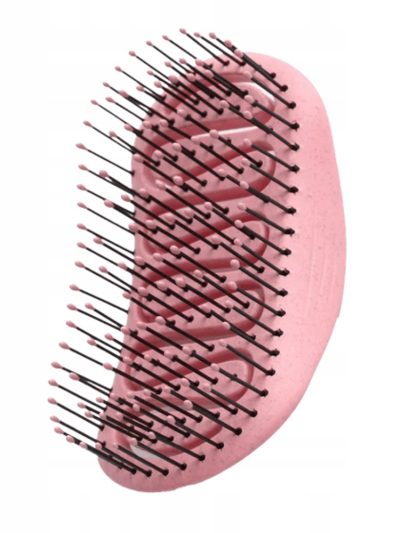 Glov Smooth Glide szczotka do rozczesywania włosów ze słomy pszenicznej Pink