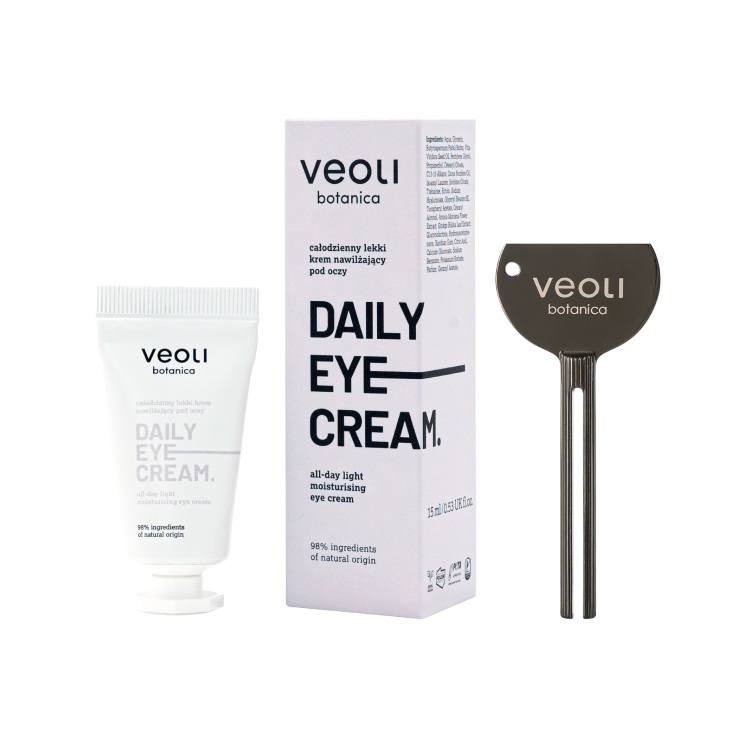 Veoli Botanica Veoli Botanica Daily Eye Cream całodzienny lekki krem nawilżający pod oczy 15ml — Inhaltsstoffe i ocena