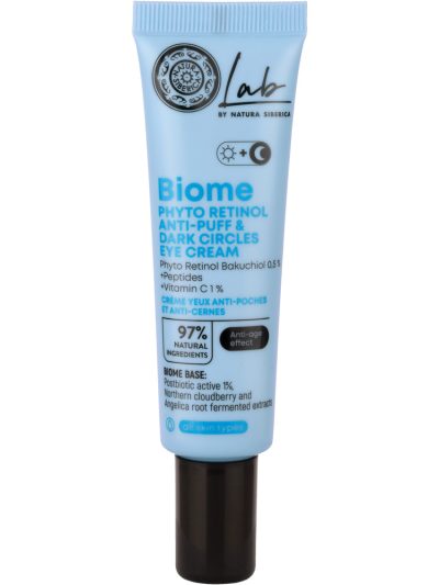 Natura Siberica Lab Biome Phyto Retinol krem pod oczy przeciw obrzękom i cieniom 30ml