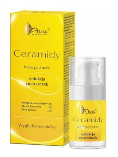 Ava Laboratorium Ceramidy krem pod oczy redukcja zmarszczek 15ml