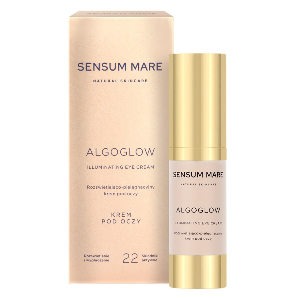 Sensum Mare Sensum Mare Algoglow rozświetlająco-pielęgnacyjny krem pod oczy 15ml — Inhaltsstoffe i ocena