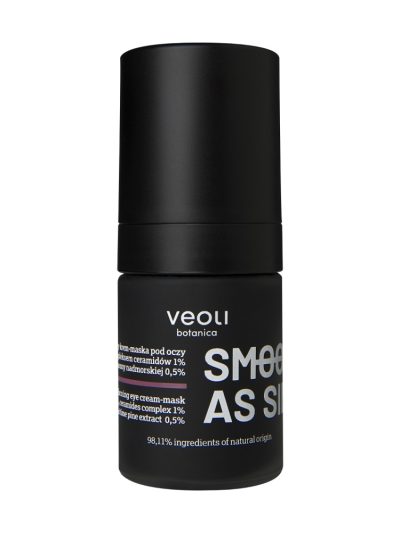 Veoli Botanica Smooth As Silk naprawczo-ujędrniający krem-maska pod oczy z trehalozą 5% kompleksem ceramidów 1% i ekstraktem z sosny nadmorskiej 0.5% 15ml