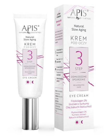 APIS Natural Slow Aging krem pod oczy step 3 odmłodzone spojrzenie 15ml