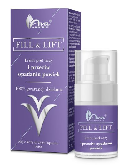 Ava Laboratorium Fill & Lift krem pod oczy i przeciw opadaniu powiek 15ml