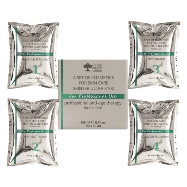 Green Pharm Cosmetic Skinter Ultra K102 zestaw kosmetyczny do pielęgnacji skóry 200ml