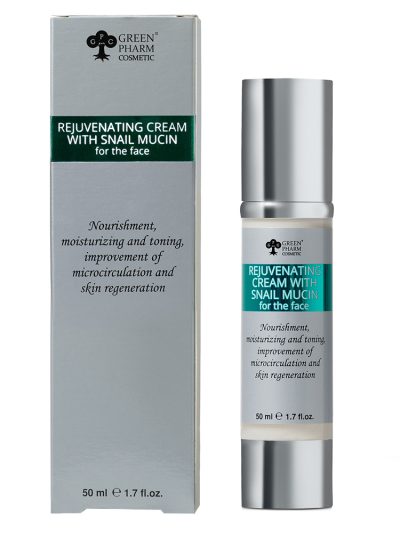 Green Pharm Cosmetic Krem odmładzający do twarzy z mucyną ślimaka 50ml