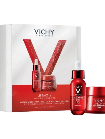 Vichy Liftactiv Collagen Specialist 16 zestaw krem na dzień 50ml + serum do twarzy 30ml