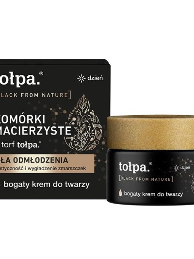 Tołpa Black From Nature bogaty krem do twarzy na dzień 50ml