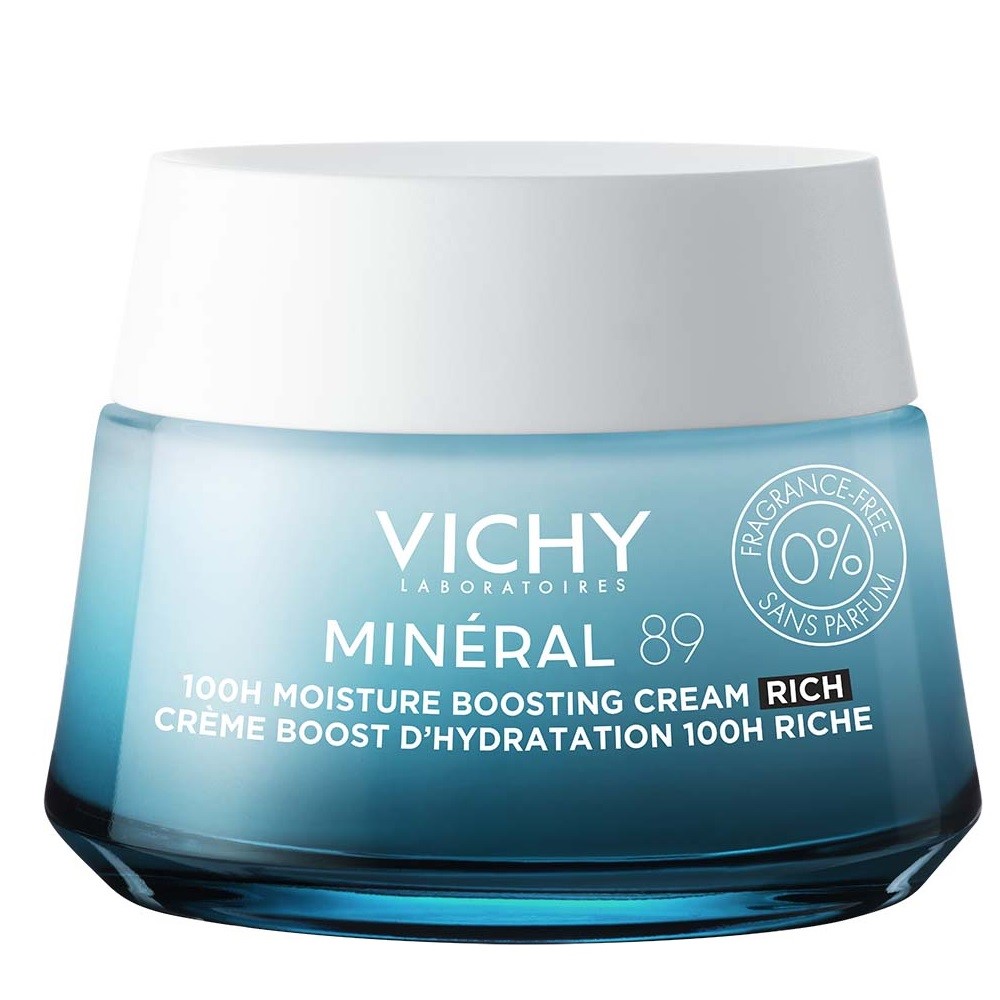 Vichy Vichy Mineral 89 Rich bogaty krem nawilżająco-odbudowujący 100h 50ml