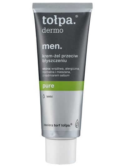 Tołpa Dermo Men Pure lekki krem-żel przeciw błyszczeniu 40ml