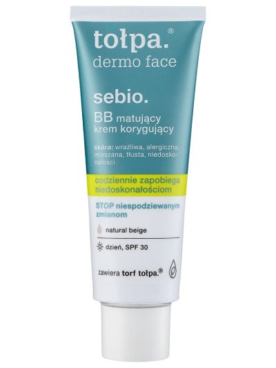 Tołpa Dermo Face Sebio BB matujący krem korygujący SPF30 40ml