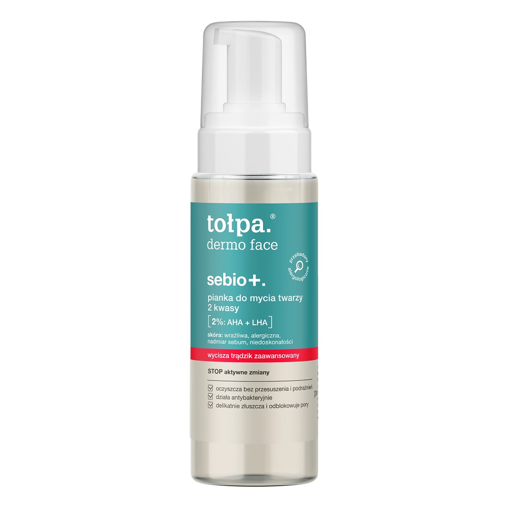 Tołpa Tołpa Dermo Face Sebio+ Schaum zur Gesichtsreinigung 150ml — Inhaltsstoffe und Bewertung