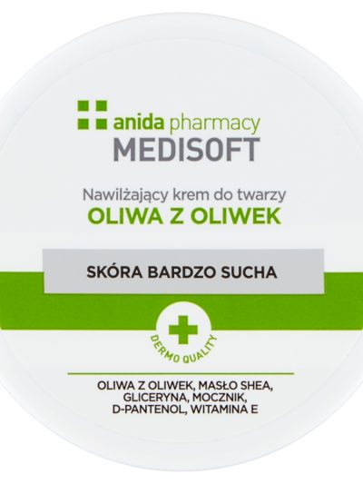 Anida Medisoft nawilżający krem do twarzy oliwa z oliwek 100ml